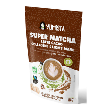 Visuel 1 du produit Super matcha latte cacao bio Yumista - 160 g