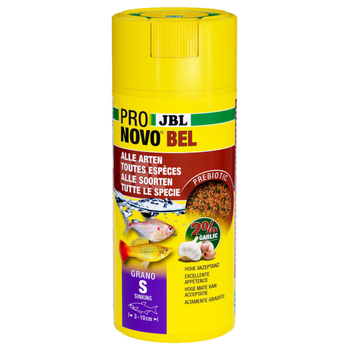 Visuel 1 du produit Granulés pour poissons d'aquarium JBL Bel Grano S - 250 ml