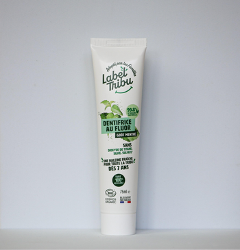Visuel 1 du produit Dentifrice au fluor bio Label Tribu - 75 ml