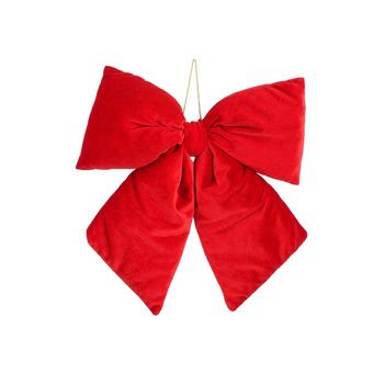 Visuel 1 du produit Nœud en velours rouge - 30 x 34 cm
