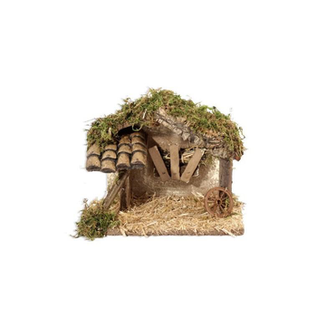 Visuel 1 du produit Crèche Vide 24x14x19 Bois Multicolore