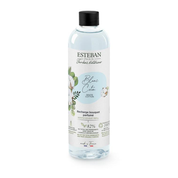 Visuel 1 du produit Recharge Blanc coton pour bouquets parfumés Esteban - 250 ml