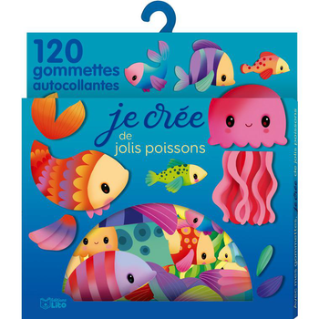 Visuel 1 du produit Avec mes gommettes, je crée les jolis poissons éditions Lito x 20