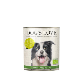 Visuel 1 du produit Boîte bio au poulet pour chien, 200 g
