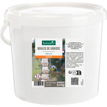 Visuel 1 du produit Seau de 60 boules de graisse nature botanic® - 5,4 kg