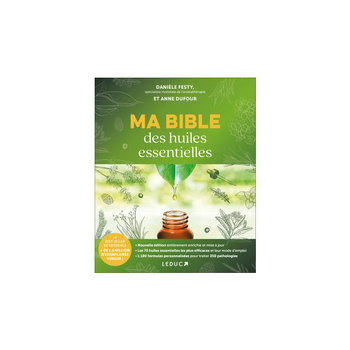 Visuel 1 du produit Le livre " Ma bible des huiles essentielles édition spéciale 15 ans " aux Éditions Leducs