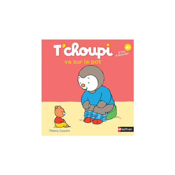 Visuel 1 du produit Le livre " T'choupi va sur le pot " aux Éditions Nathan
