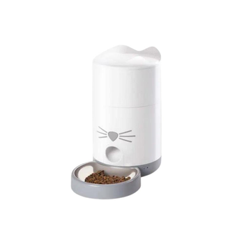 Visuel 1 du produit Distributeur de nourriture pour chat coloris blanc Pixi Smart Wifi Catit – 1,2 kg