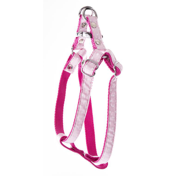 Visuel 1 du produit Harnais baudrier Pois pour chien coloris rose - S