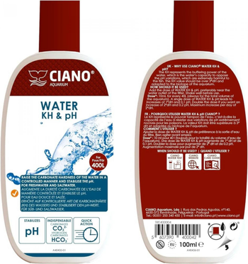Visuel 1 du produit Traitement d'eau aquarium - CIANO Water KH & PH - 100ml