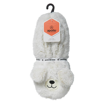 Visuel 1 du produit Ballerines souples pour enfants en fourrure avec tête d’animal Apollo