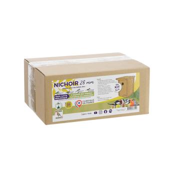 Visuel 1 du produit Nichoir à monter en bois douglas Natures Market trou 28 mm - 17 x 21 x 22,5 cm