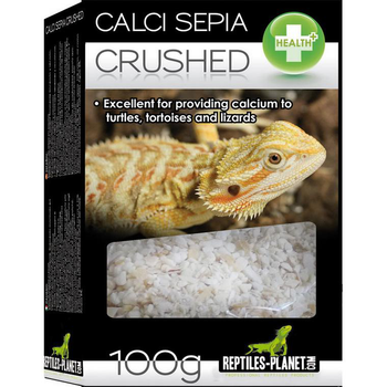 Visuel 1 du produit Os de seiche broyé pour tortue, lézard, rongeur et oiseau Reptile Planet Calci Sepia Crushed - 100 g