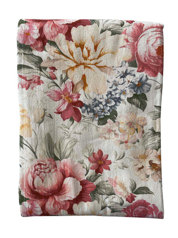 Visuel 1 du produit Nappe en coton à motif fleuri multicolore Enora - 150 x 250 cm