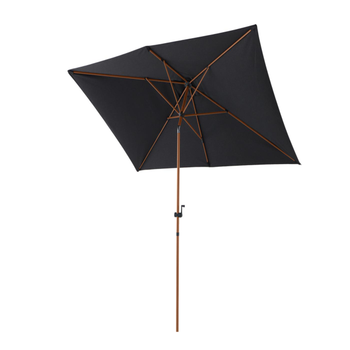 Visuel 1 du produit Parasol rectangulaire à manivelle en aluminium - 200 x 300 cm