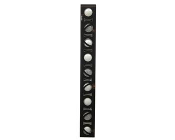 Visuel 1 du produit Boîte de 9 mini-boules de Noël en verre blanc d’hiver - Ø 3 cm