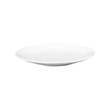 Visuel 1 du produit Assiette à dessert en grès blanche Ayra - Ø 21 cm