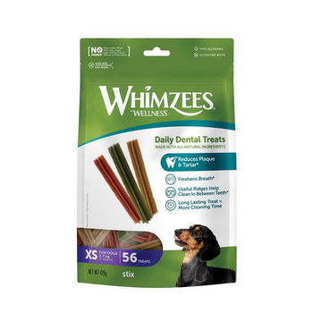 Visuel 1 du produit Friandise pour chien Whimzees Stix XS en sachet de 420 gr