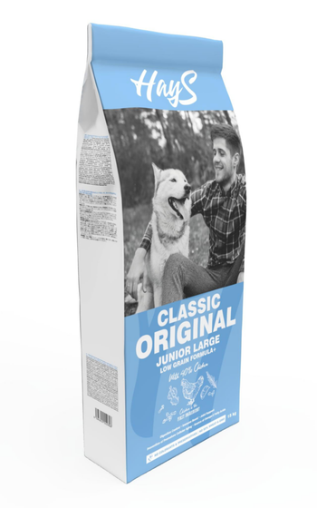 Visuel 1 du produit Croquette pour chiot de grande race au poulet Hays Classic - 15 kg