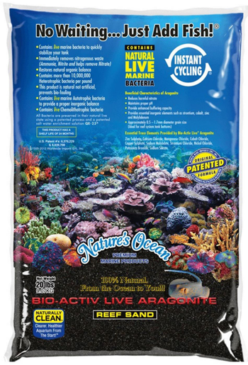 Visuel 1 du produit Sable vivant pour aquarium coloris noir Antinea Reef - 9,07 kg (0,5 - 1,5 mm)