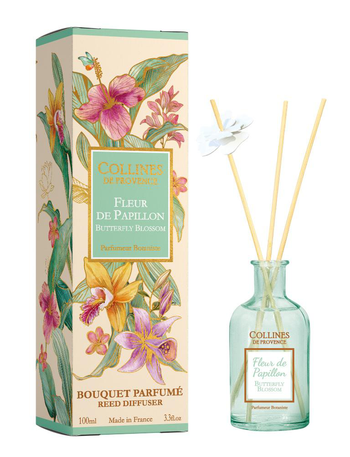 Visuel 1 du produit Bouquet parfumé Collines de Provence collection Estivale senteur Fleur de Papillon - 200 ml