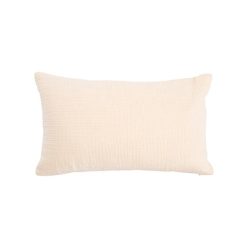Visuel 1 du produit Coussin en gaze de coton ivoire - 50 x 30 cm