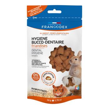 Visuel 1 du produit Friandises dentaires pour NAC hygiène bucco-dentaire Francodex - 50 g