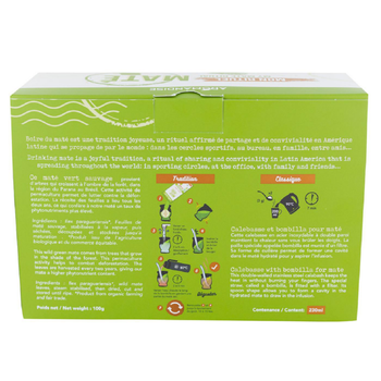 Visuel 1 du produit Coffret Maté bio avec calebasse Aromandise