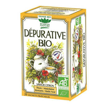 Visuel 1 du produit Tisane dépurative bio en boite de 32 g