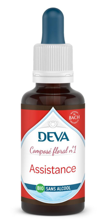 Visuel 1 du produit Complément alimentaire composé floral assistance bio sans alcool Deva - 30 ml