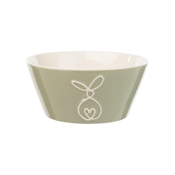 Visuel 1 du produit Bol à céréales en new bone coloré avec motif animal Frieda - Ø 14 x H 6,5 cm