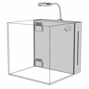 Visuel 1 du produit Aquarium nano Yasha 90, spécialement conçu pour l'élevage marin - AQUA MEDIC - 90L