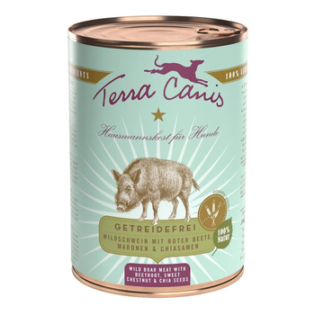 Visuel 1 du produit Pâtée pour chien au sanglier Terra Canis - 400 g