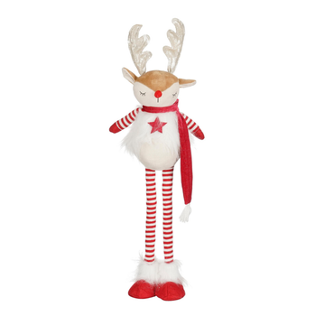 Visuel 1 du produit Biche blanche à habits rouges extensible - 40 à 60 cm