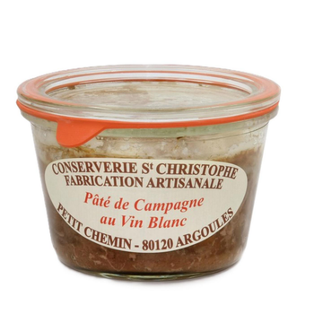 Visuel 1 du produit Pâté de campagne au vin blanc Conserverie St Christophe - 270 g