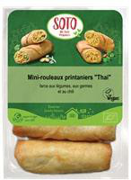 Visuel 1 du produit Mini rouleaux printaniers bio Thai Soto - 4 x 50 g