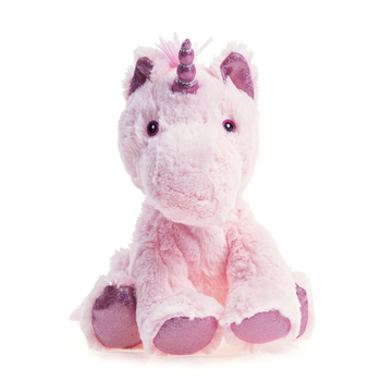 Visuel 1 du produit Bouillotte licorne garnie en blé et lavande coloris blanc L'artisan du bien-être