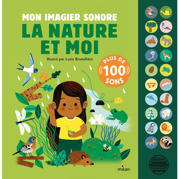 Visuel 1 du produit Livre jeunesse Mon imagier sonore La nature et moi Éditions Milan