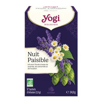 Visuel 1 du produit Infusion nuit paisible bio Yogi - 17 sachets