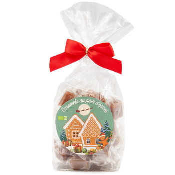 Visuel 1 du produit Caramels au pain d'épices de Noël bio Maison Armorine - sachet de 150 g