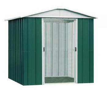 Visuel 1 du produit Abri de jardin métal sans plancher, vert sapin, TRIGANO JARDIN Yardmaster, 2.77 m²