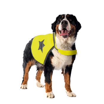 Visuel 1 du produit Gilet de sécurité jaune fluo pour chien 64 cm