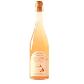 Visuel 1 du produit Boisson pétillante sans alcool bio au raisin blanc et à la noix Bulles de Jardins - 75 cl
