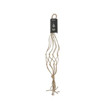Visuel 1 du produit Suspension pour pot coloris beige en jute Knot Mica Decorations - 90 x Ø 15 cm