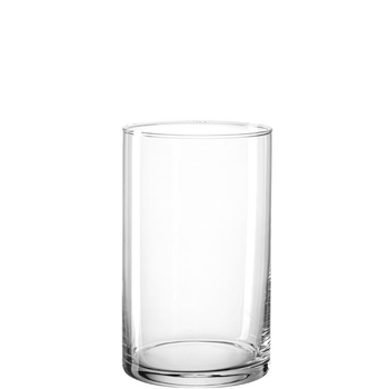 Visuel 1 du produit Vase cylindrique en verre transparent Leonardo Basic taille S - H 20 cm