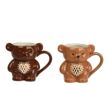 Visuel 1 du produit Mug en dolomite ourson - 14 x 9 x 11 cm