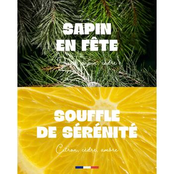 Visuel 1 du produit Cracker surprise bougie et bombe de douche senteur sapin My Jolie Candle Noël 2025 – 5,7 x 5,7 x 7 cm