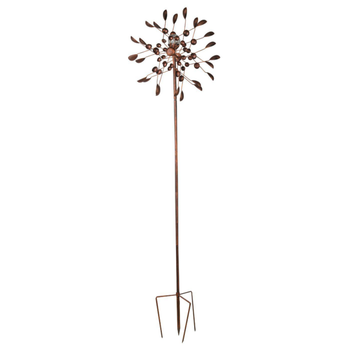 Visuel 1 du produit Eolienne solaire Breeze coloris marron en métal Smartgarden - 215 x 58 x 25 cm