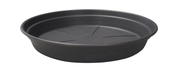 Visuel 1 du produit Soucoupe ronde en plastique recyclé gris ardoise Cocoripot - Ø 50 cm