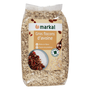 Visuel 1 du produit Flocon d'avoine gros bio Markal - 500 g